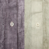 100% Linen Collared Button-Front Relaxed Shirt with Chest Pockets