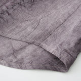 100% Linen Collared Button-Front Relaxed Shirt with Chest Pockets