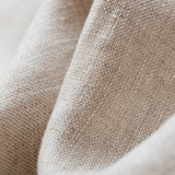 100% Linen Crew-Neck Button-Front Top with Pockets