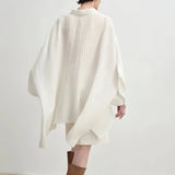 100% Linen Gauze Relaxed Luxury Cape