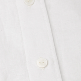 100% Linen Mandarin Collar Relaxed Shirt