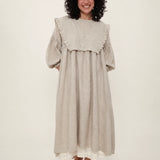 100% Linen Oversized Long Cape Dress