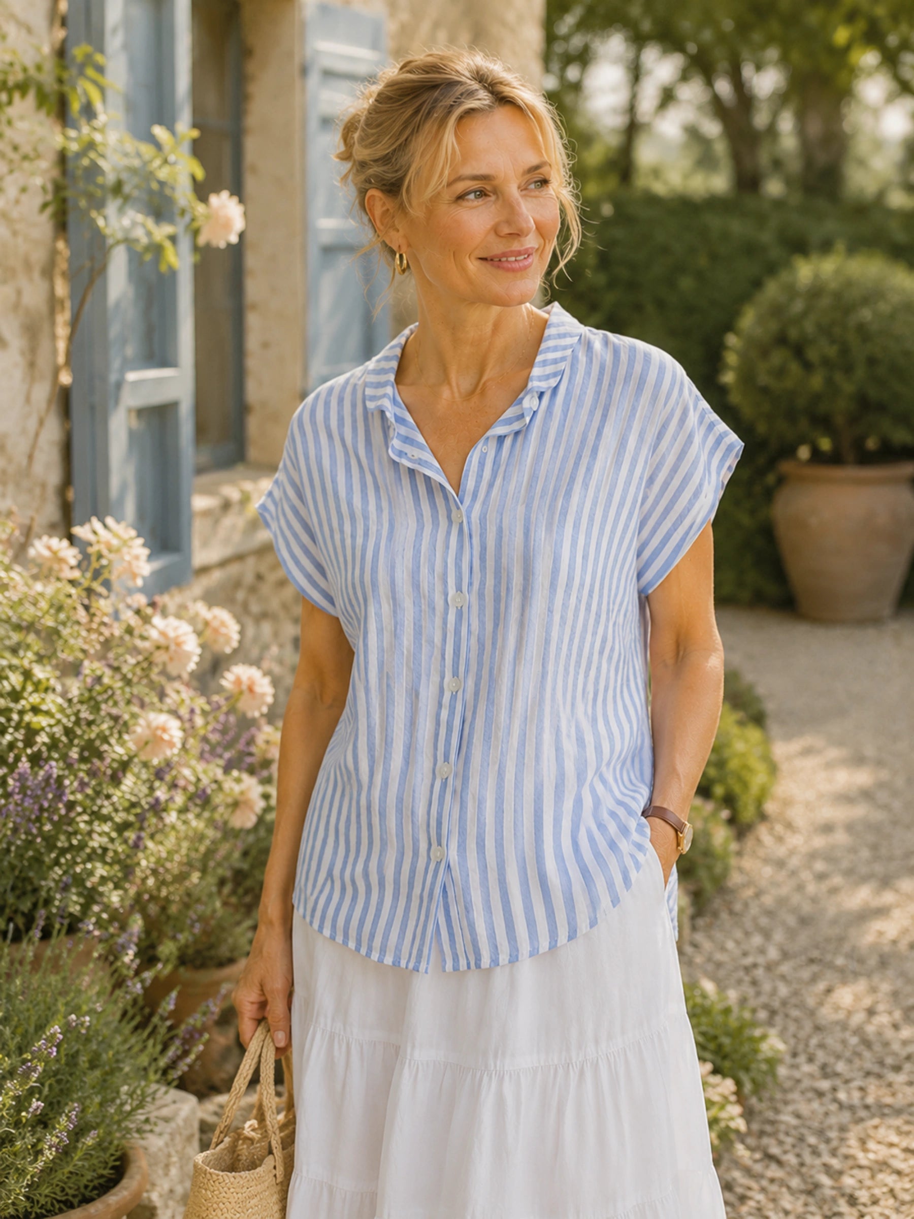 100% Linen Short Sleeve Shirt