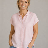 100% Linen Short Sleeve Shirt