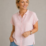 100% Linen Short Sleeve Shirt