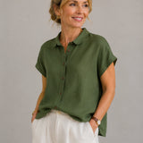 100% Linen Short Sleeve Shirt