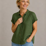 100% Linen Short Sleeve Shirt