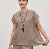 Retro Star & Leaf Pendant Double-layer Statement Necklace