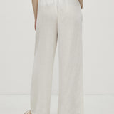 100% Full Elastic Waist Patch Pocket Classic Pants