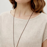 100% Linen Cap Sleeve Pullover Blouse