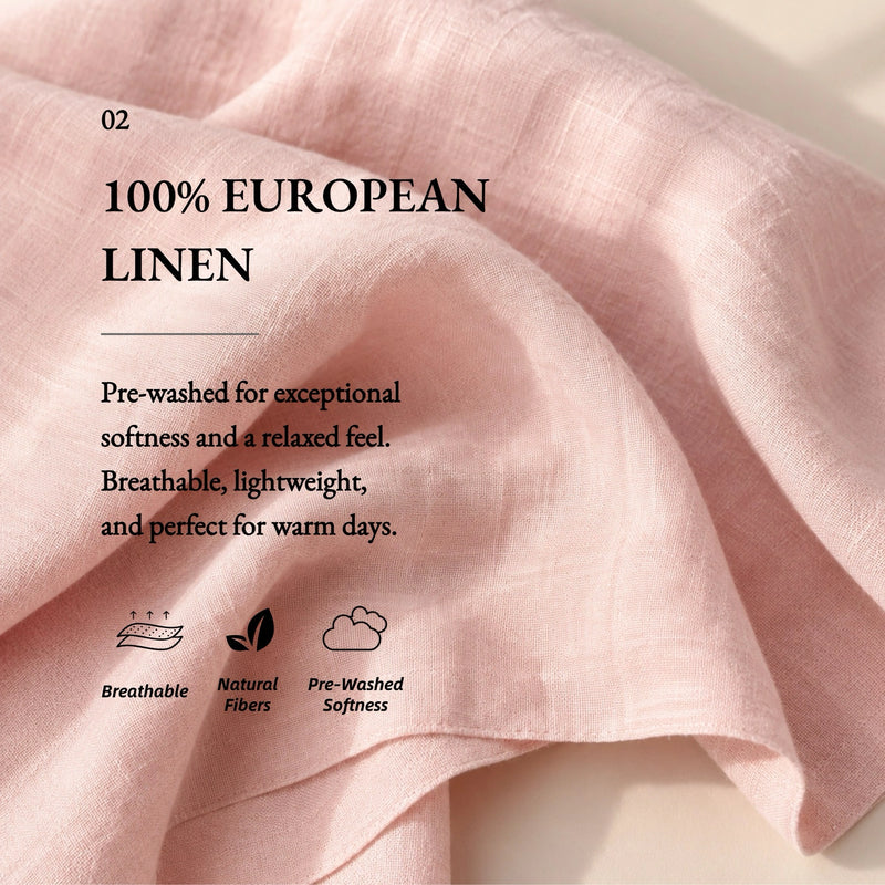 100% Linen Pleated Sleeveless Blouse