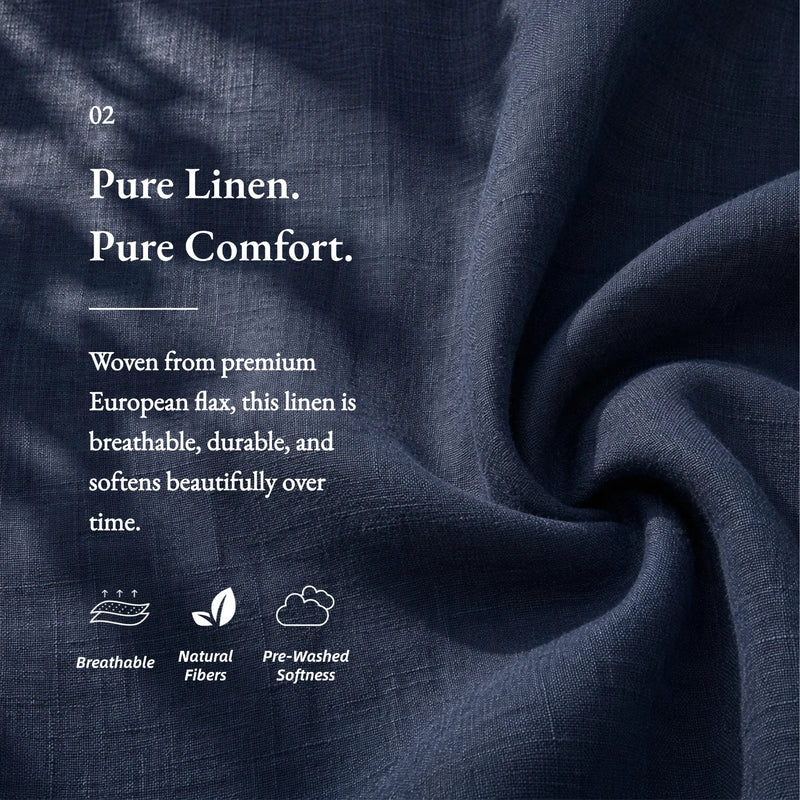100% Linen Drawstring Waist Bubble Maxi Skirt