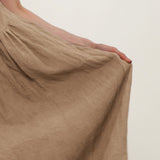 100% Linen Sleeveless A-Line Maxi Dress