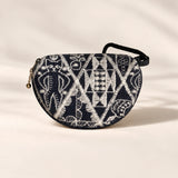 Linen Cotton Handmade Heavily Embroidered Purse