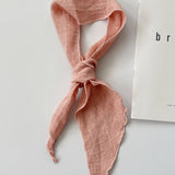 Linen Cotton Solid Neck Protector Scarf