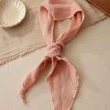 Linen Cotton Solid Neck Protector Scarf