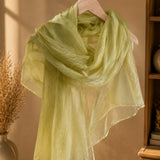 Silk Blend Solid Scarf