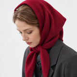 100% Wool Versatile Triangle Scarf