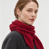 100% Wool Versatile Triangle Scarf