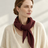 100% Wool Versatile Triangle Scarf