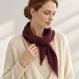 100% Wool Versatile Triangle Scarf