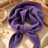 100% Wool Versatile Triangle Scarf