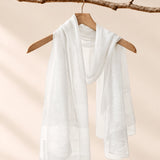 Silk Blend Lightweight Sheer Shawl Scarf