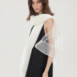 Silk Blend Lightweight Sheer Shawl Scarf