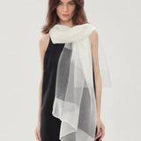 Silk Blend Lightweight Sheer Shawl Scarf
