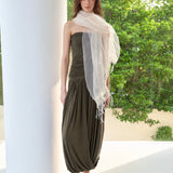 100% Silk Sheer Long Scarf