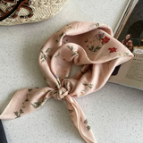Artistic Floral Print Scarf