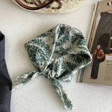 Artistic Floral Print Scarf