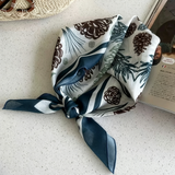 Artistic Floral Print Scarf