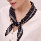 Linen Cotton Retro Triangular Scarf