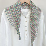 Lightweight Neck-Protecting Linen Scarf
