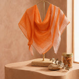 Lightweight Neck-Protecting Linen Scarf