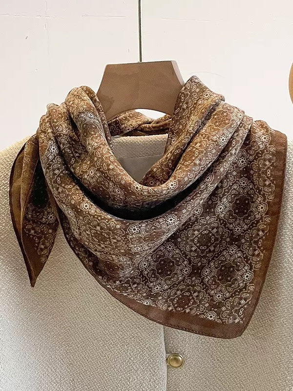 Retro Paisley Scarf