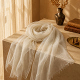 Silk-Cotton Shawl Scarf