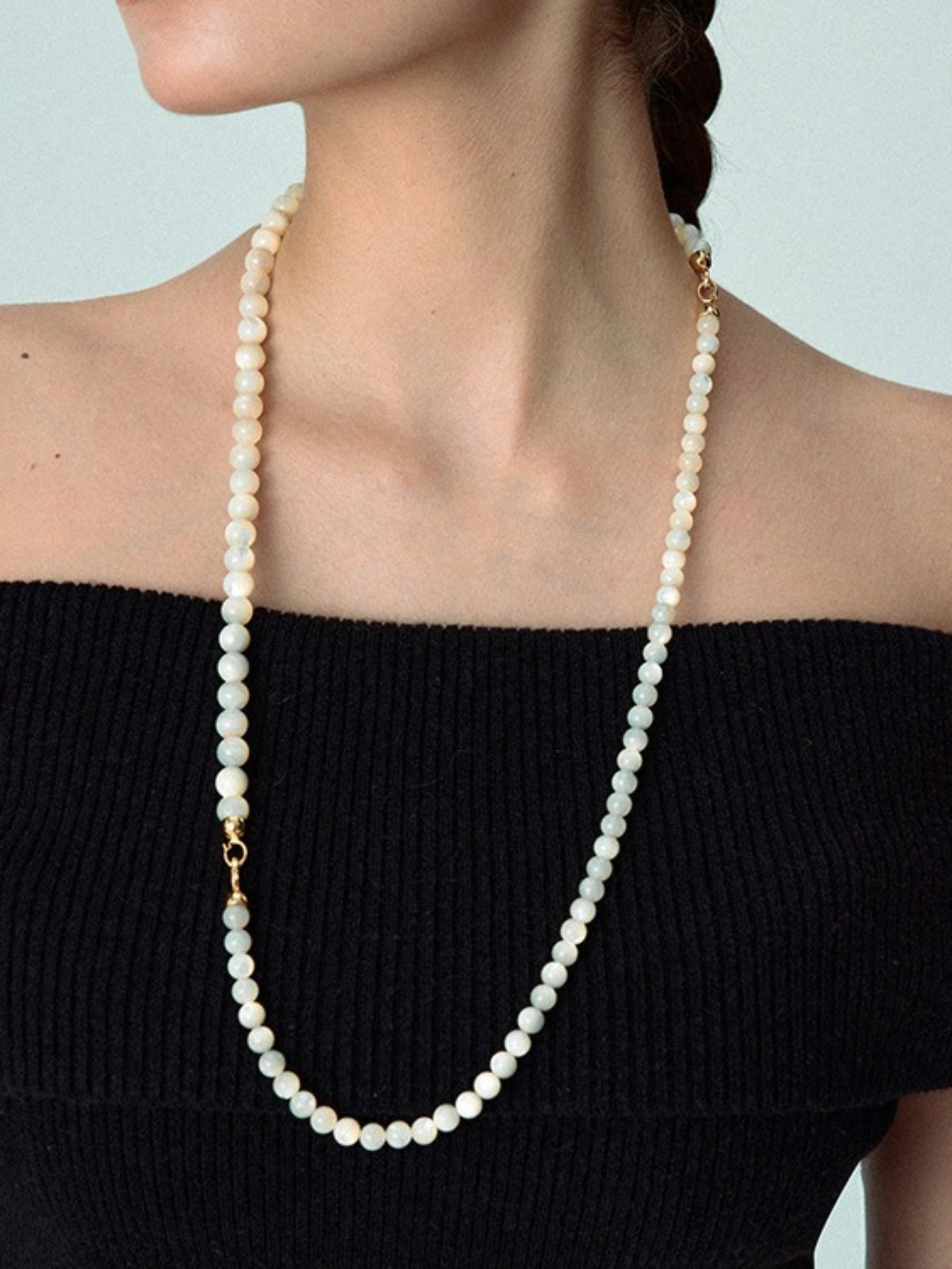 Natural Pearl Choker Necklace