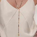 Natural Stone Baroque Pearl Pendant Necklace