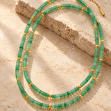 Aventurine Boho Layering Necklace