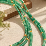 Aventurine Boho Layering Necklace