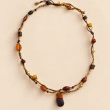 Artisan Mixed Bead Long Necklace