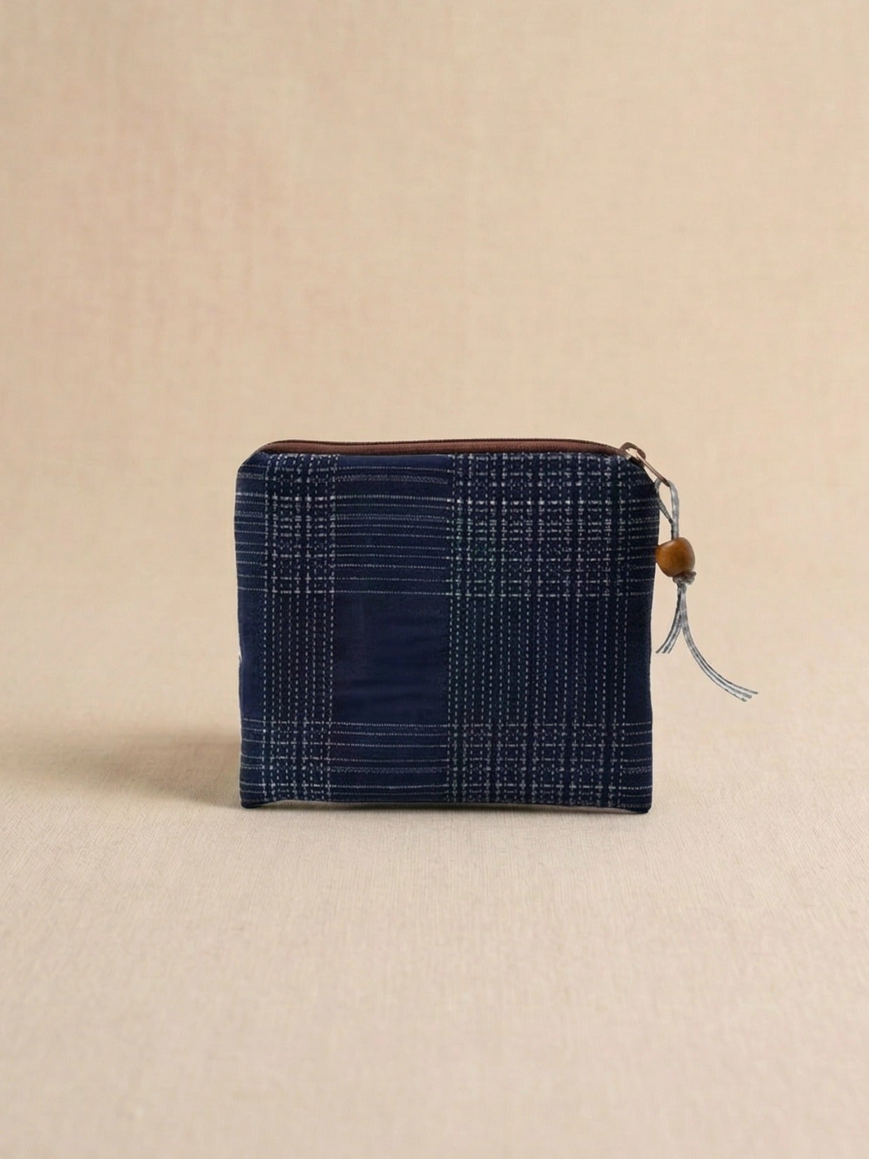 Linen Cotton Retro Handmade Zippered Wallet