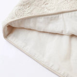 Linen Cotton Stand Collar Buttoned Vest