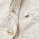 Linen Cotton Stand Collar Buttoned Vest