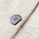 Linen Cotton Stand Collar Buttoned Vest