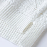 Linen Silk Openwork Knit T-Shirt