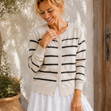 Striped Linen Essential Knit