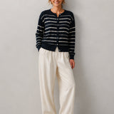 Striped Linen Essential Knit